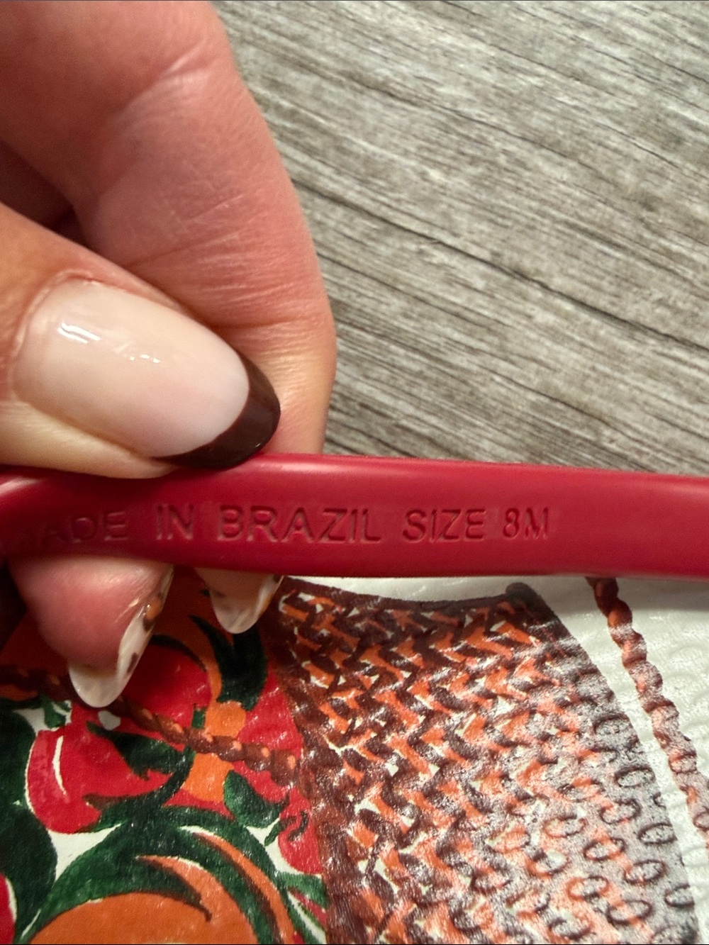 Tory Burch Floral Basket Print Flip Flop Sandals - Picture 8 of 8